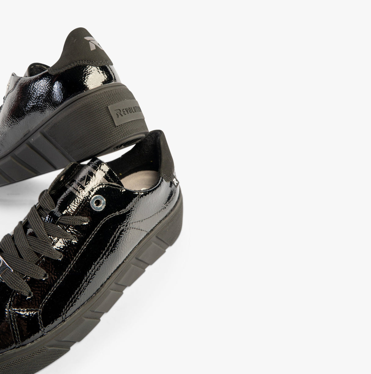 Rieker W0501-00 Womens Shoes Black