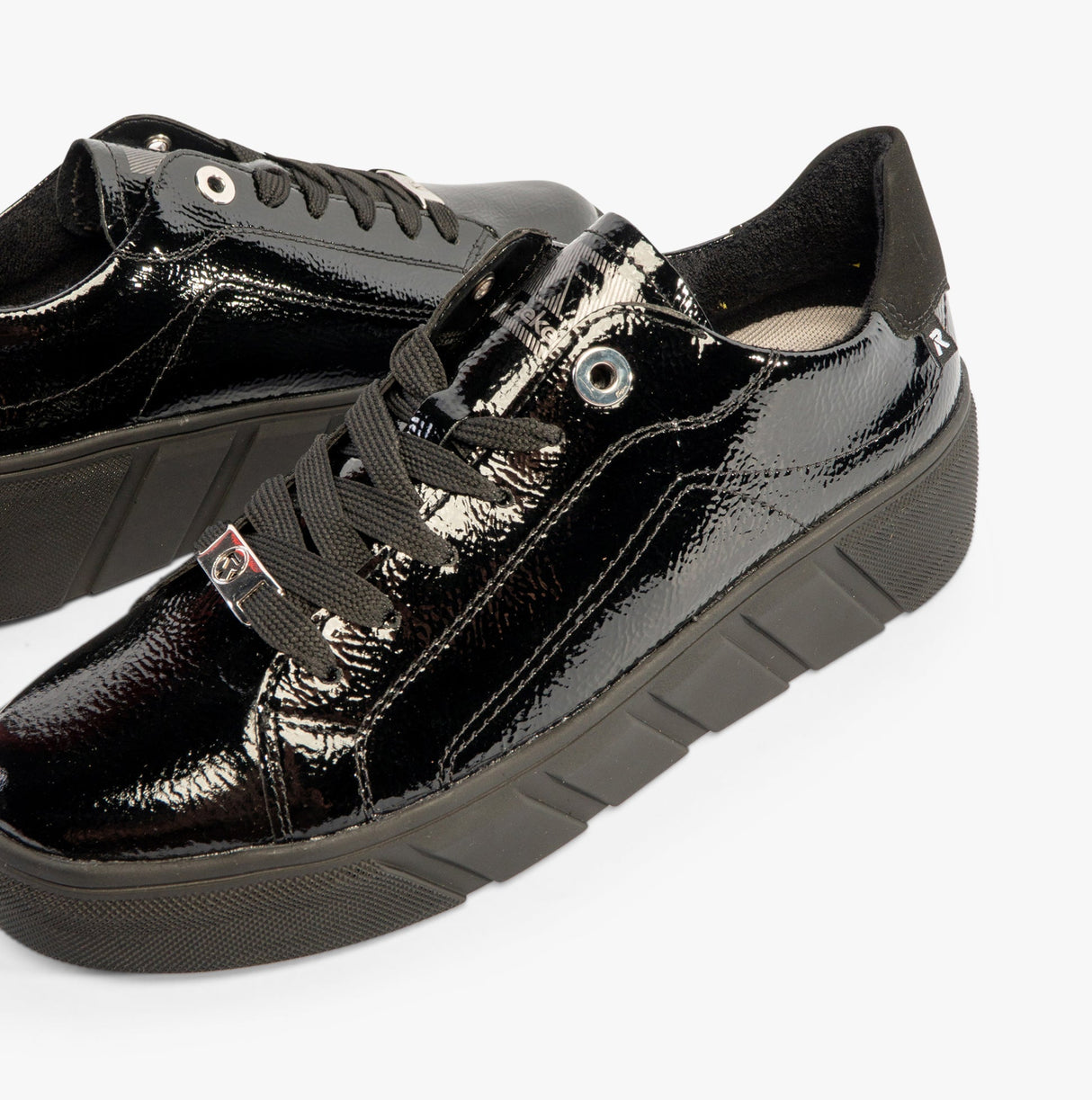 Rieker W0501-00 Womens Shoes Black