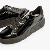 Rieker W0501-00 Womens Shoes Black