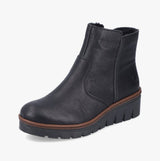 Rieker X9165-00 Womens Ankle Boots Black