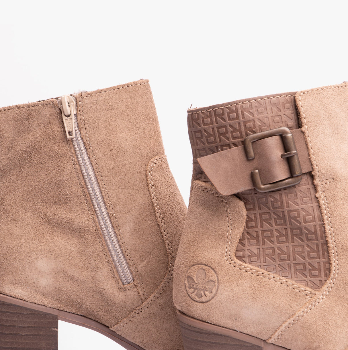 Rieker Y2252-64 Womens Ankle Boots Beige