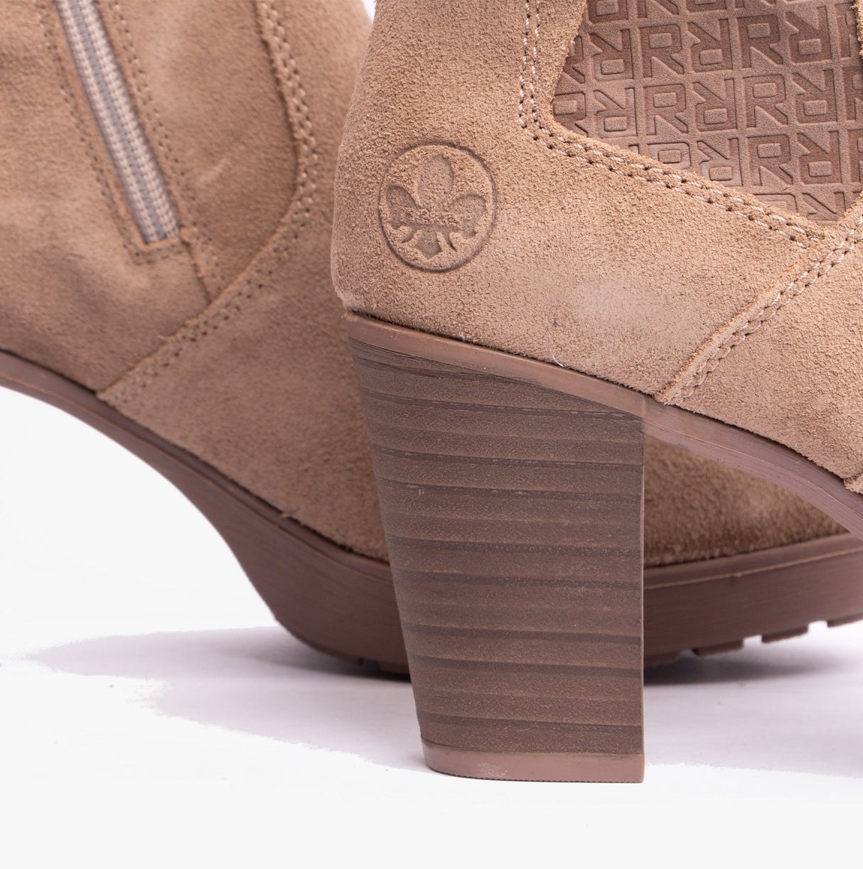 Rieker Y2252-64 Womens Ankle Boots Beige