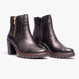 Rieker Y2557-00 Womens Leather Boots Black