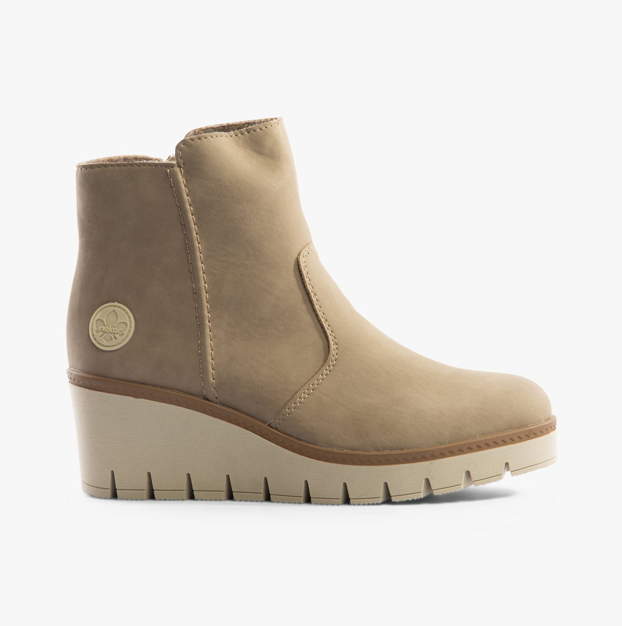 Rieker Y5065-64 Womens Boots Beige