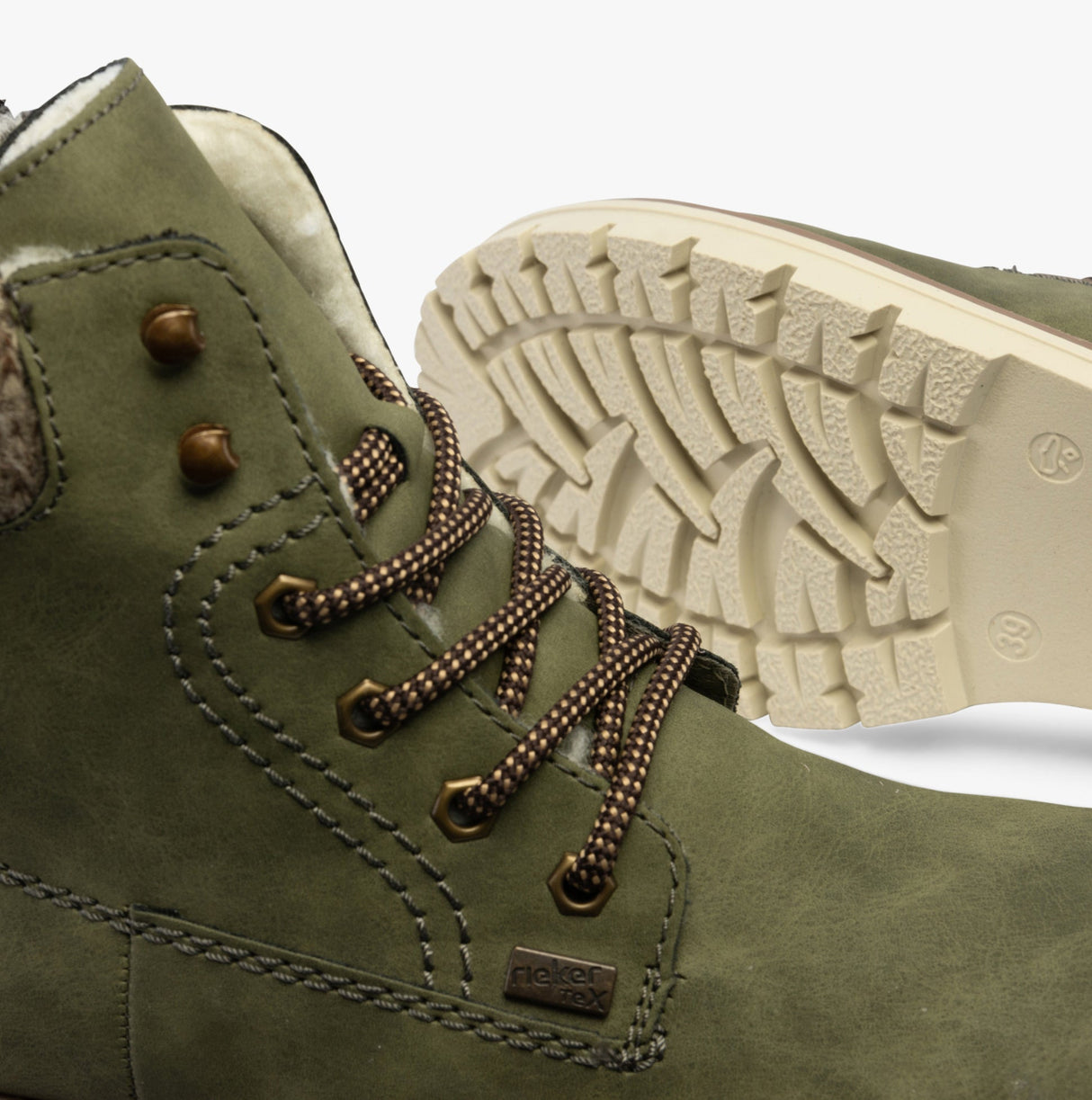 Rieker Y9118-54 Womens Boots Green