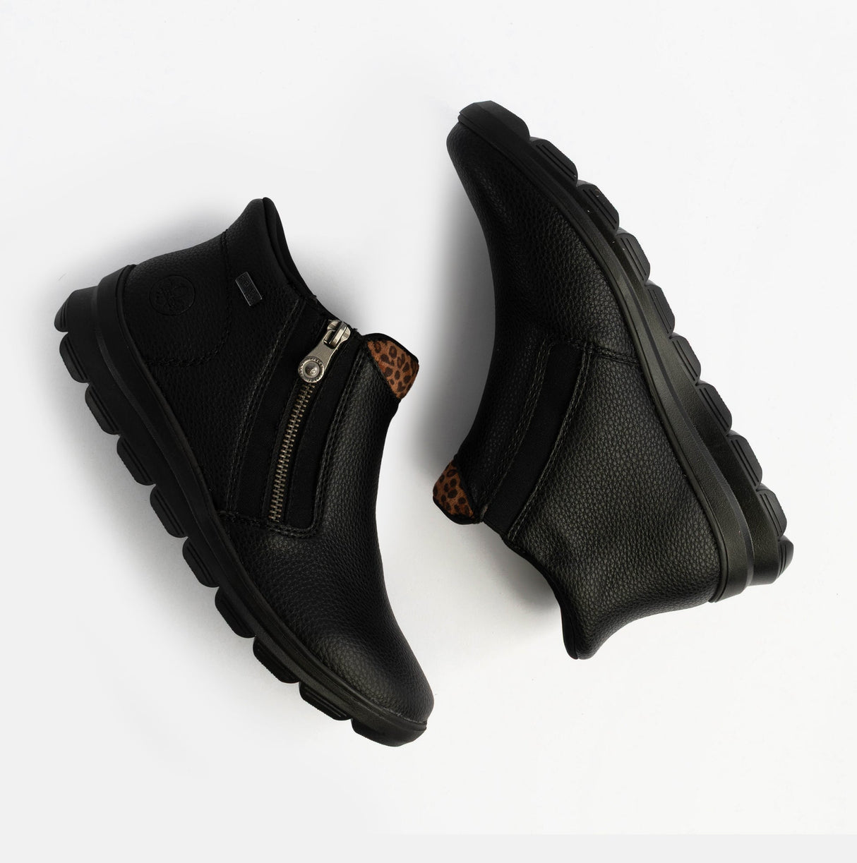 Rieker Z0059-00 Womens Boots Black