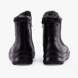 Rieker Z0061-00 Womens Boots Black