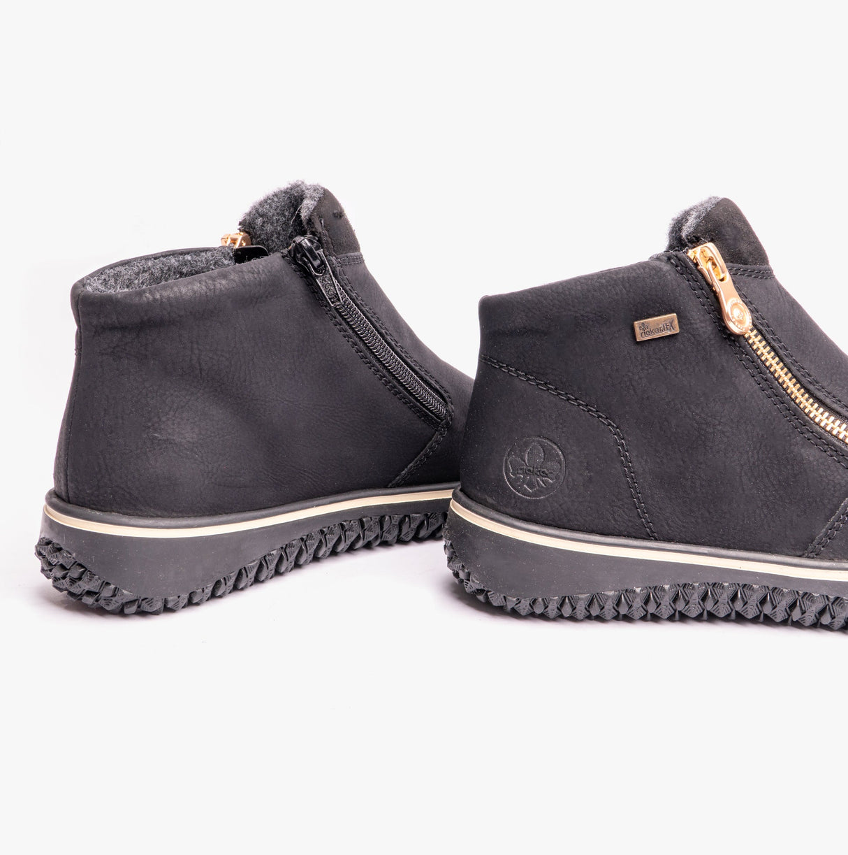 Rieker Z4265-00 Womens Ankle Boots Black