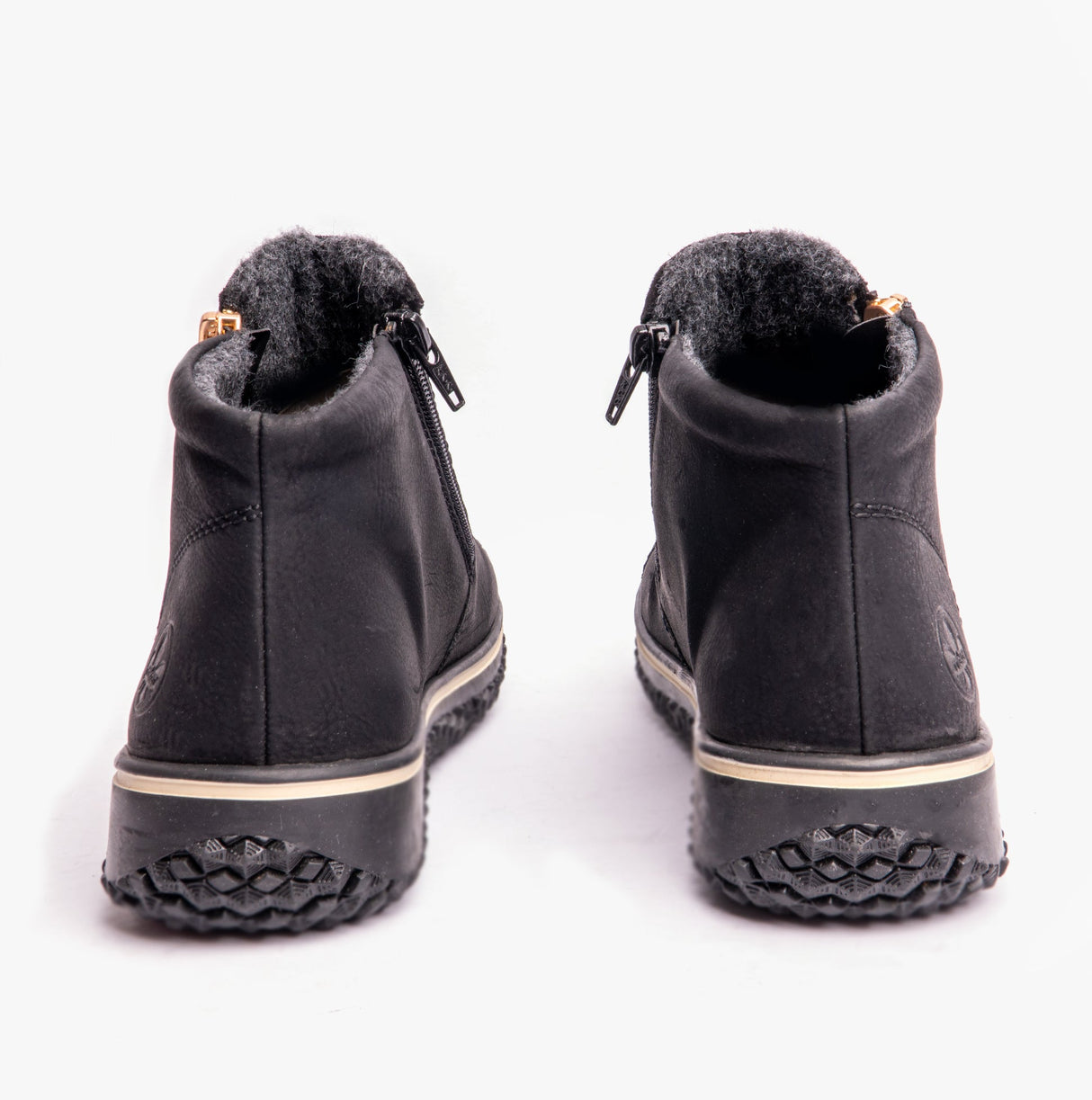 Rieker Z4265-00 Womens Ankle Boots Black