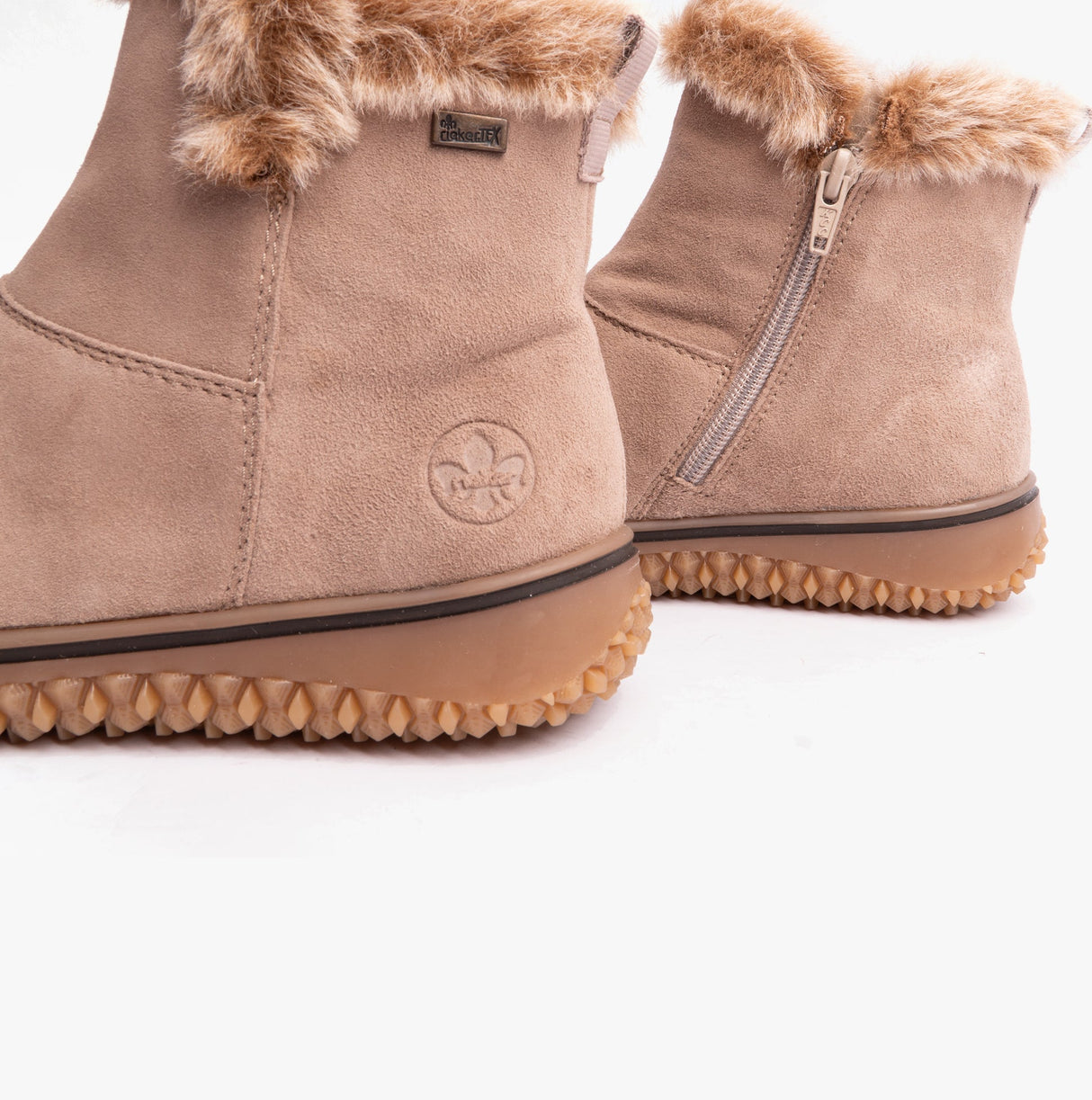 Rieker Z4266-62 Womens Ankle Boots Beige