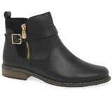 Rieker Z4959-00 Womens Leather Boots Black