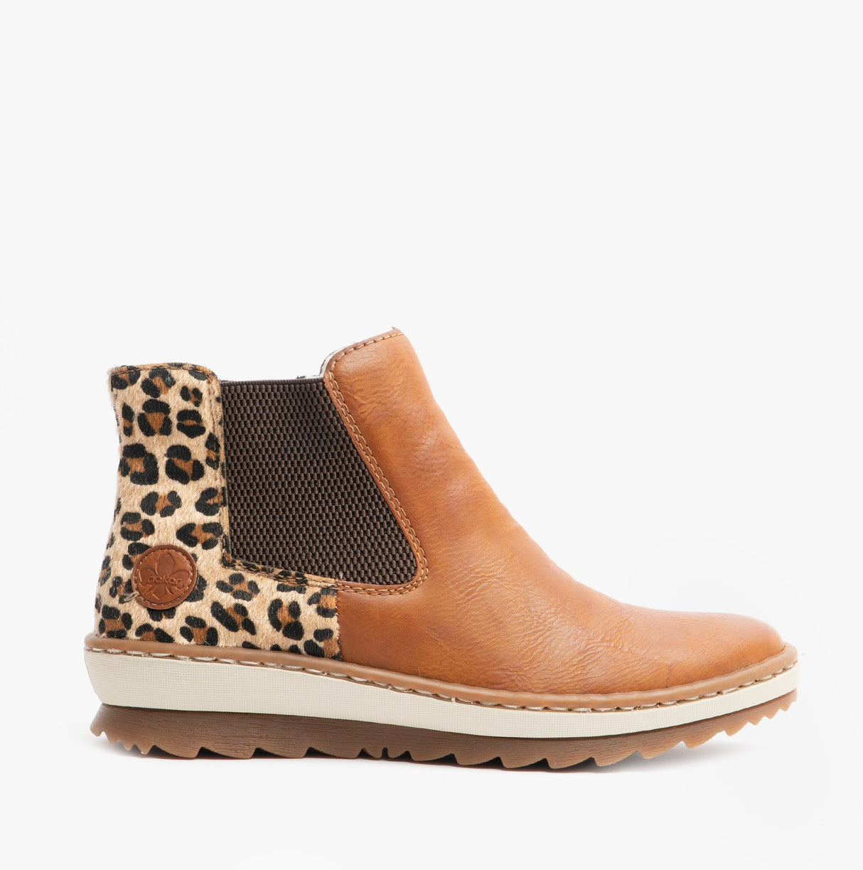 Rieker Z8689-24 Womens Ankle Boots Eagle Brown