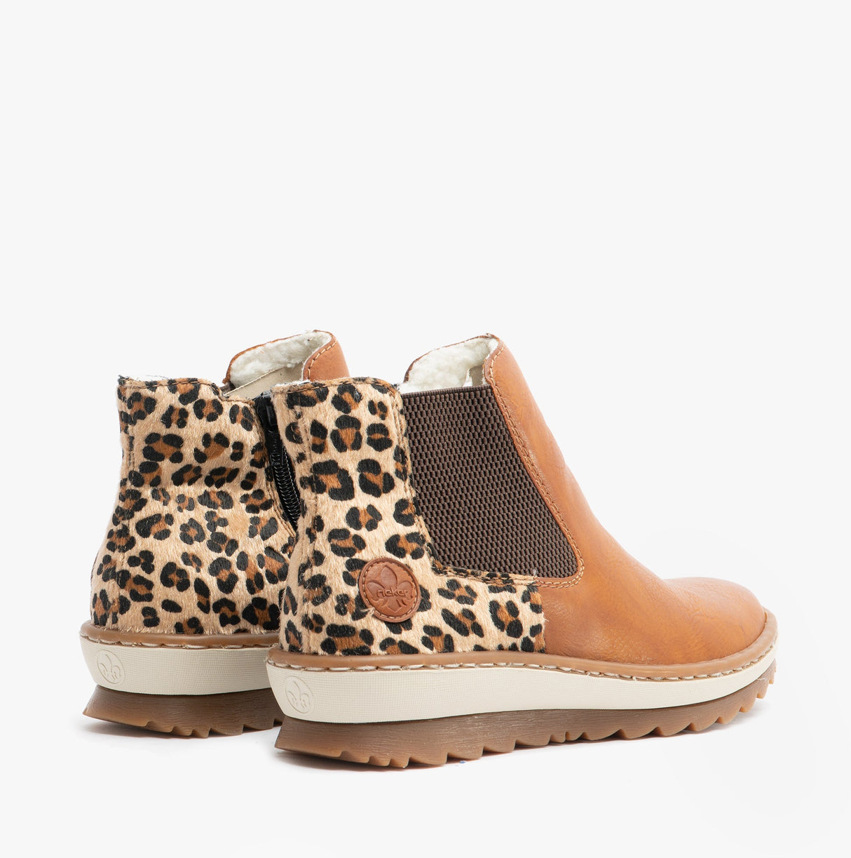 Rieker Z8689-24 Womens Ankle Boots Eagle Brown