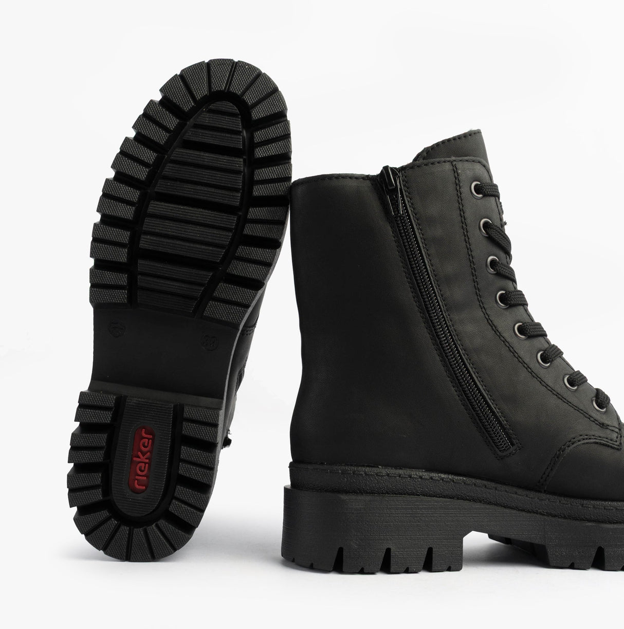 Rieker Z9447-00 Womens Boots Black