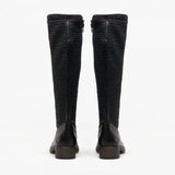 Rieker Z9591-00 Womens Tall Boots Black