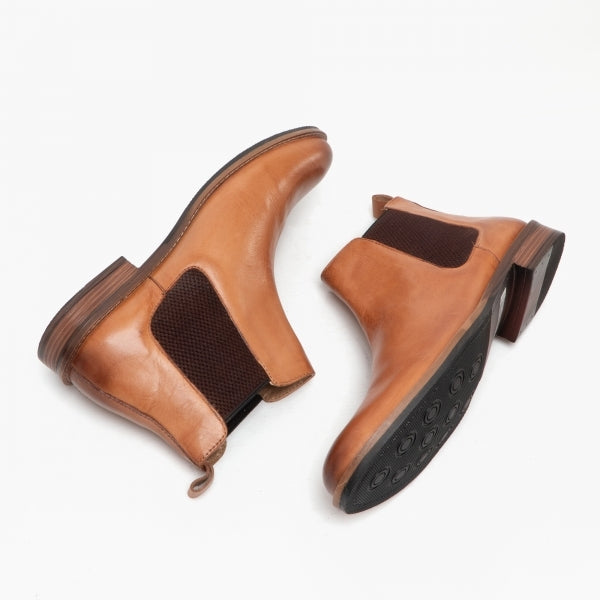 Roamers REGENT Mens Chelsea Boots Tan