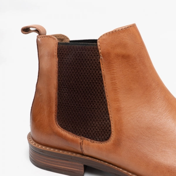 Roamers REGENT Mens Chelsea Boots Tan