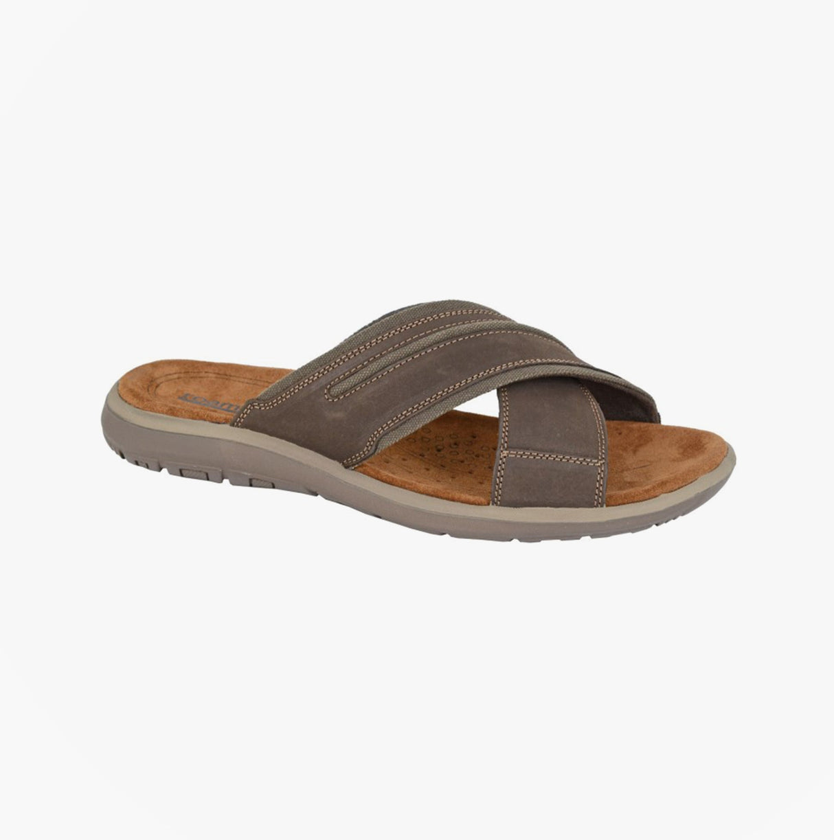 Roamers M543B Mens Sandals Brown