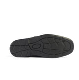 Roamers ROBBIN Mens Leather Touch Fasten Shoes Black