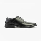 Roamers PERRY Mens Soft Leather Derby Shoes Black