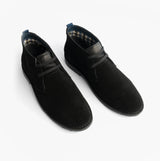 Roamers JACOB Mens Desert Boots Black