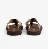 Rocket Dog ADIOS DEXTER LEOPARD Womens Flip Flops Tan