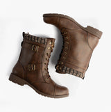 Rocket Dog BILLIE Womens Biker Boots Brown