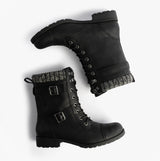Rocket Dog BILLIE Womens Biker Boots Black