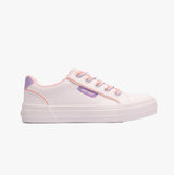 Rocket Dog CHEERY 80s Womens Trainers White/Lavender