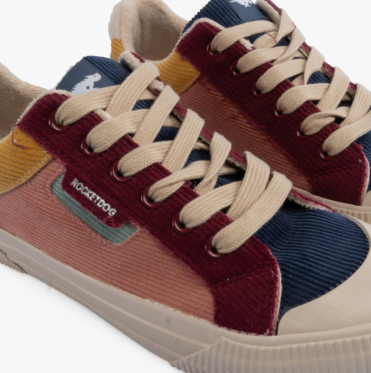 Rocket Dog CHEERY BLOCK Womens Trainers Slate Blue/Dusty Pink