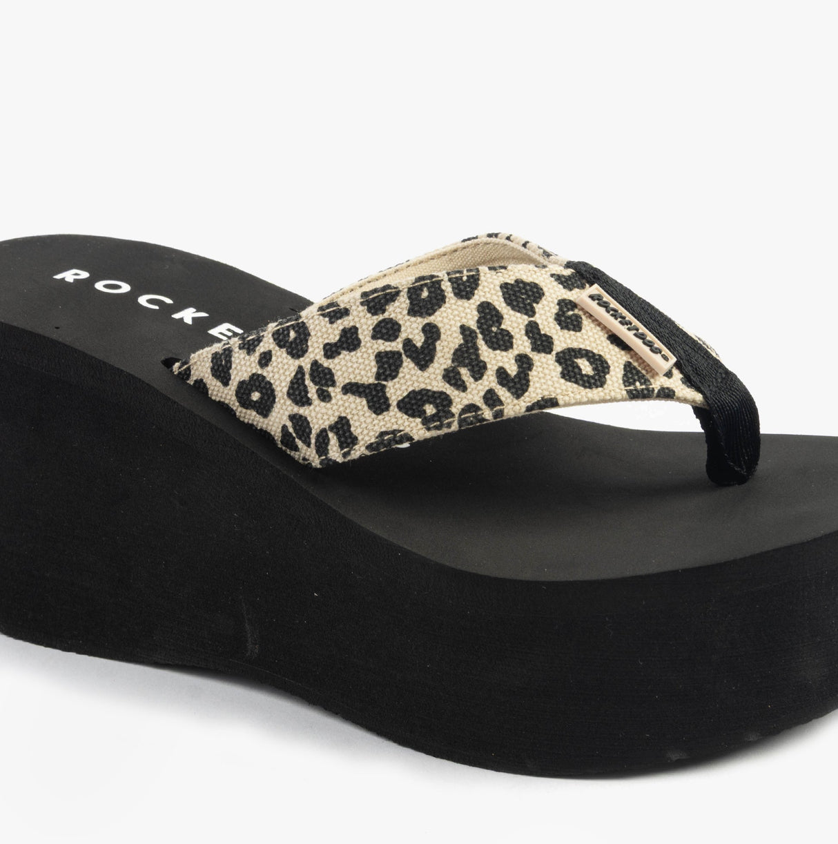 Rocket Dog CRUSH LEON LEOPARD Womens Sandals Natural