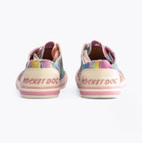 Rocket Dog JAZZIN CANDY TIE DYE Womens Trainers Pink Multi
