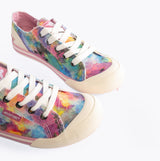 Rocket Dog JAZZIN CANDY TIE DYE Womens Trainers Pink Multi