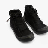 Rocket Dog JAZZIN Womens High-Top Trainers Black