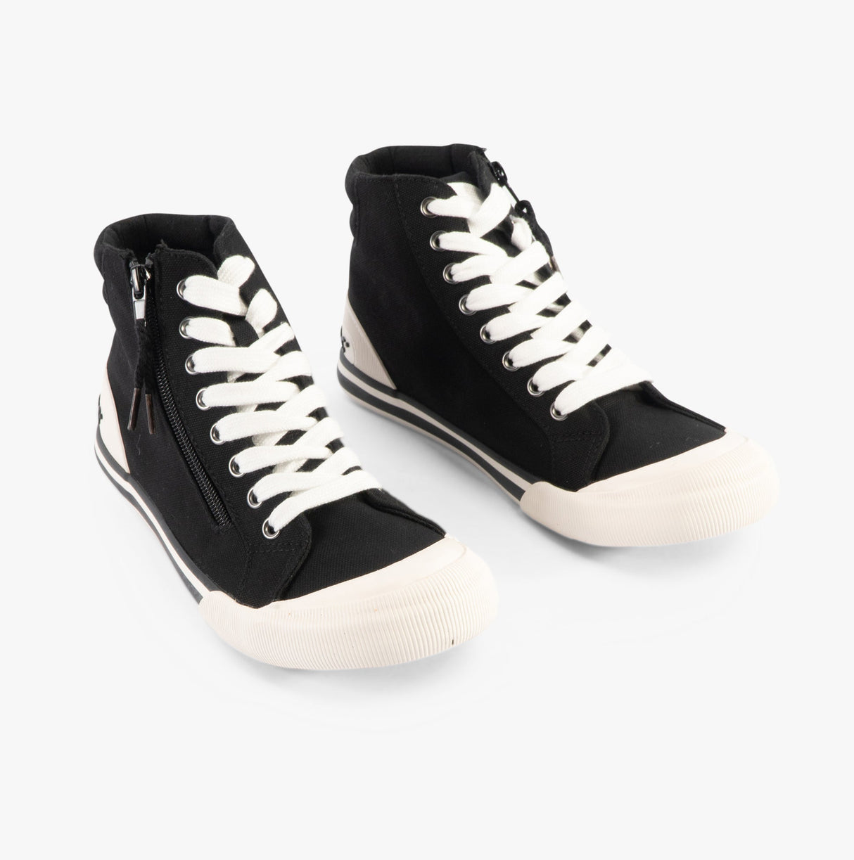 Rocket Dog JAZZIN HI Womens Canvas Trainers Black