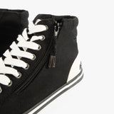 Rocket Dog JAZZIN HI Womens Canvas Trainers Black