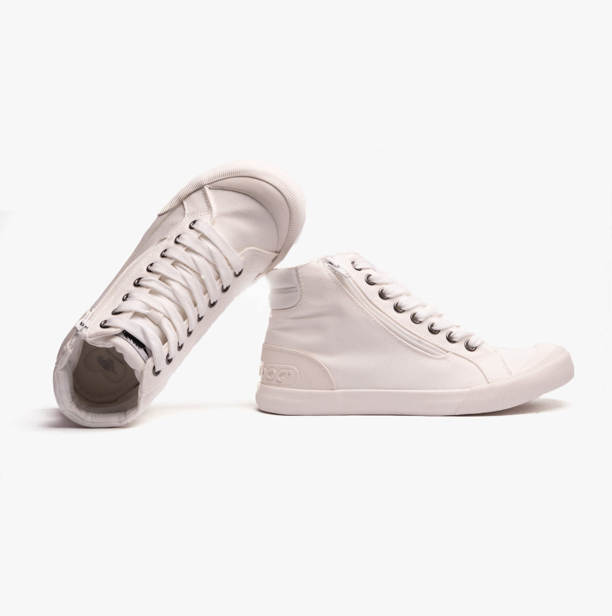 Rocket Dog JAZZIN HI Womens Canvas High Tops White