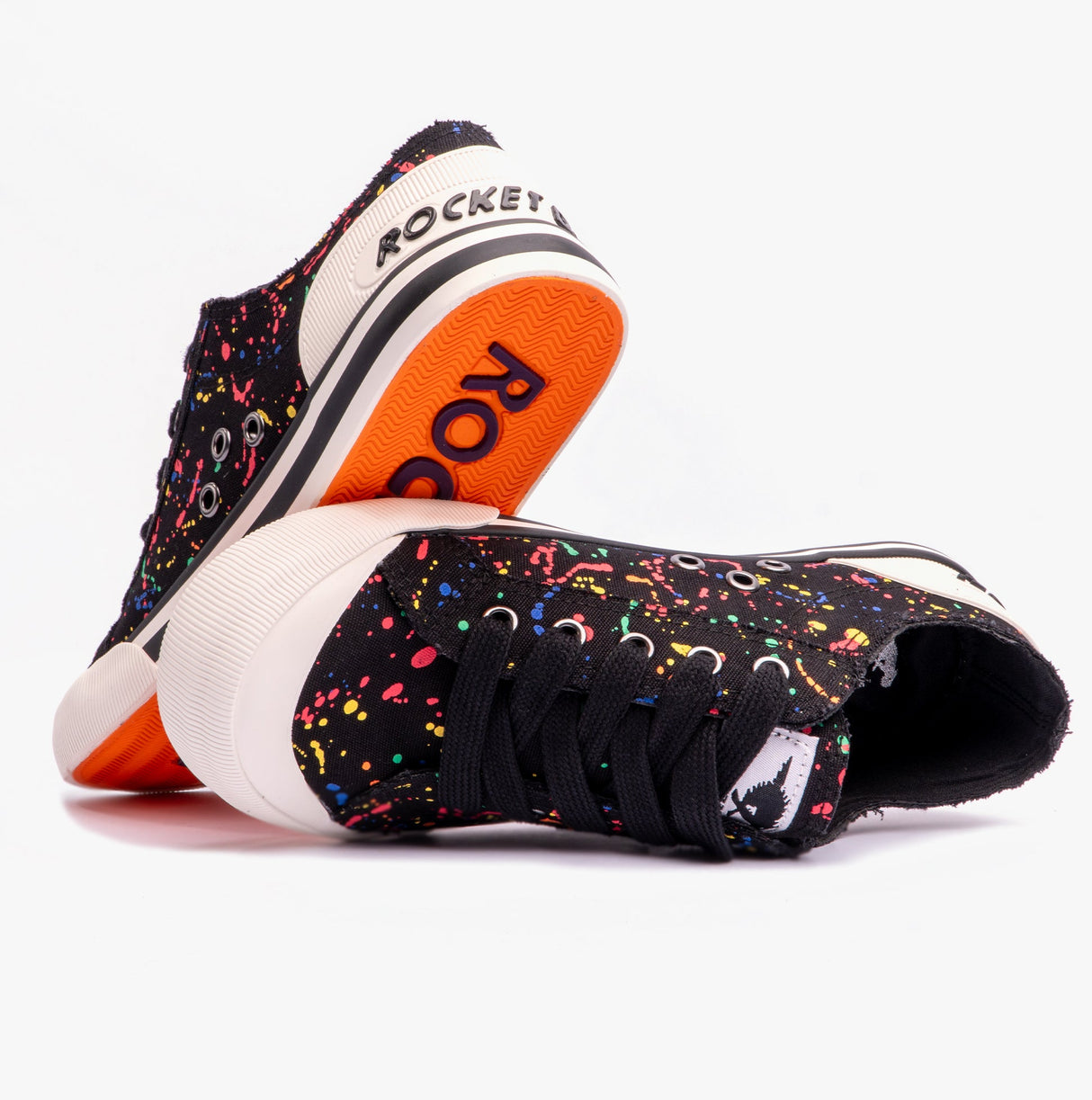 Rocket Dog JAZZIN SPLASH Womens Trainers Black Multi