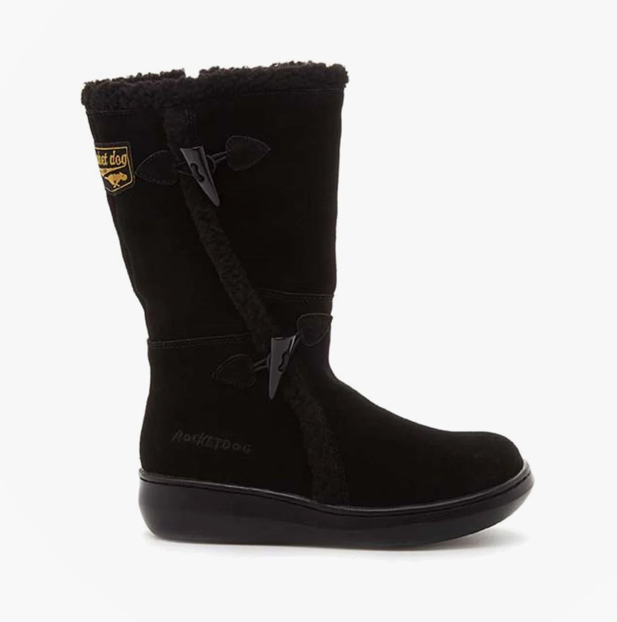 Rocket Dog SLOPE SUEDE Womens Suede Winter Boots Black