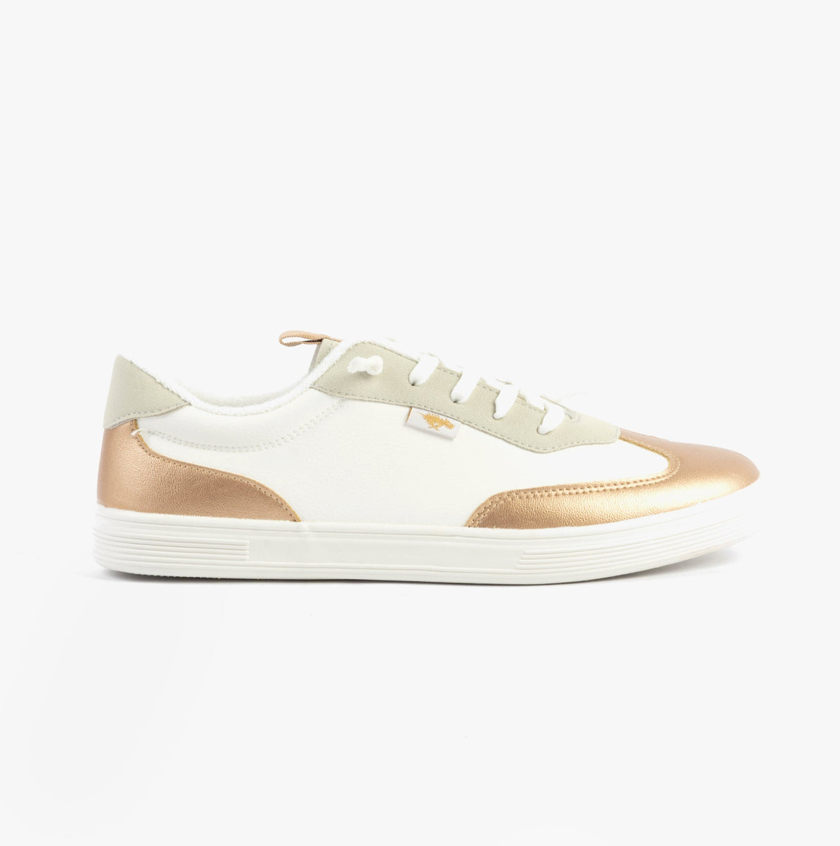 Rocket Dog ZAP Womens Trainers Gold/White