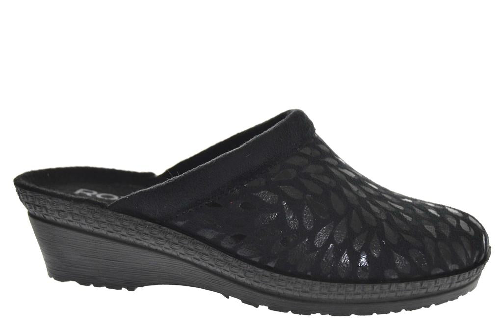 Rohde 2456-90 Womens Mules Black