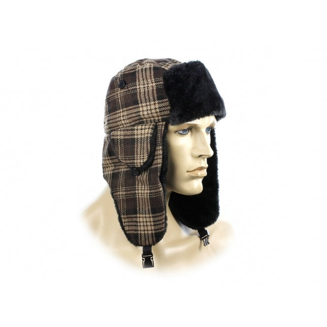 Royal Collection FASHION TRAPPER Womens Ushanka Hat Brown