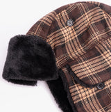 Royal Collection TRAPPER Womens Warm Winter Hat Brown