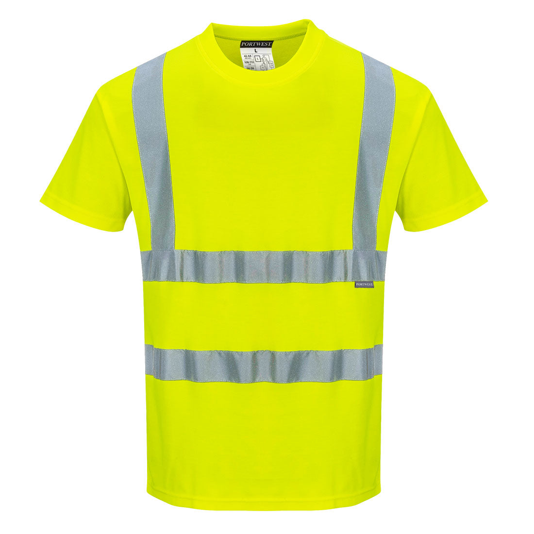 Portwest Hi-Vis Cotton Comfort T-Shirt S/S