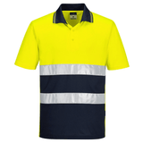Portwest S175 Hi-Vis Lightweight Contrast Breathable Polo Shirt