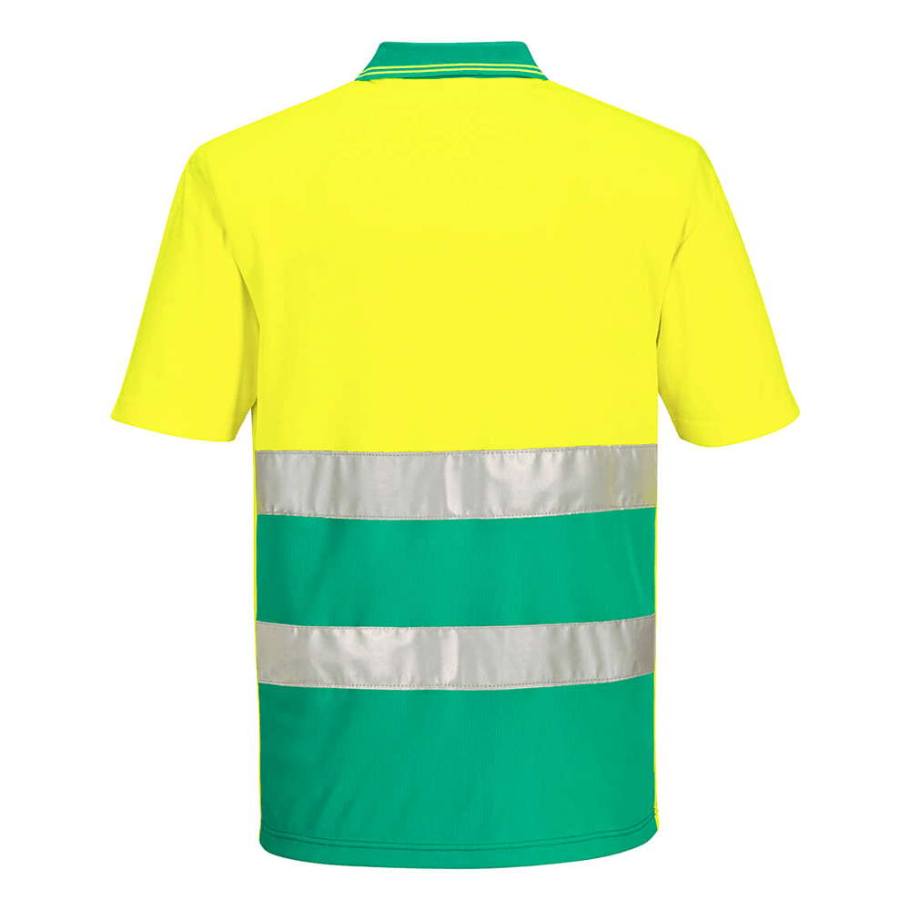 Portwest S175 Hi-Vis Lightweight Contrast Breathable Polo Shirt