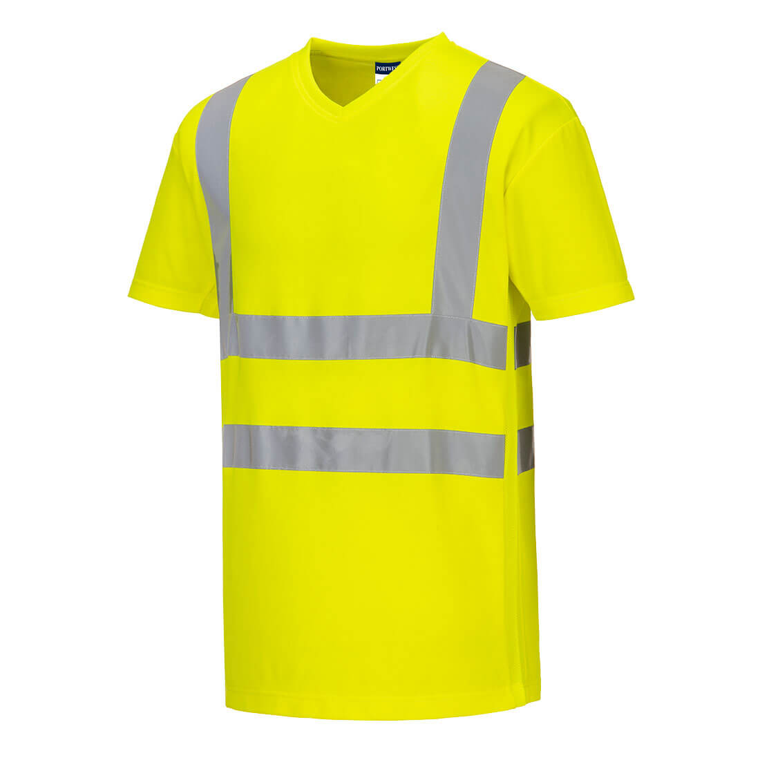 Portwest Hi-Vis Cotton Comfort Mesh Insert T-Shirt S/S