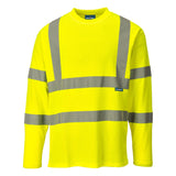 Portwest Hi-Vis Cotton Comfort T-Shirt L/S