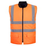 Portwest Hi-Vis Reversible Bodywarmer