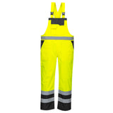 Portwest Hi-Vis Breathable Contrast Rain Bib and Brace